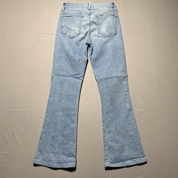 Frame Le High Flare Easton Jeans High Rise Denim Size 27 - Picture 2 of 15